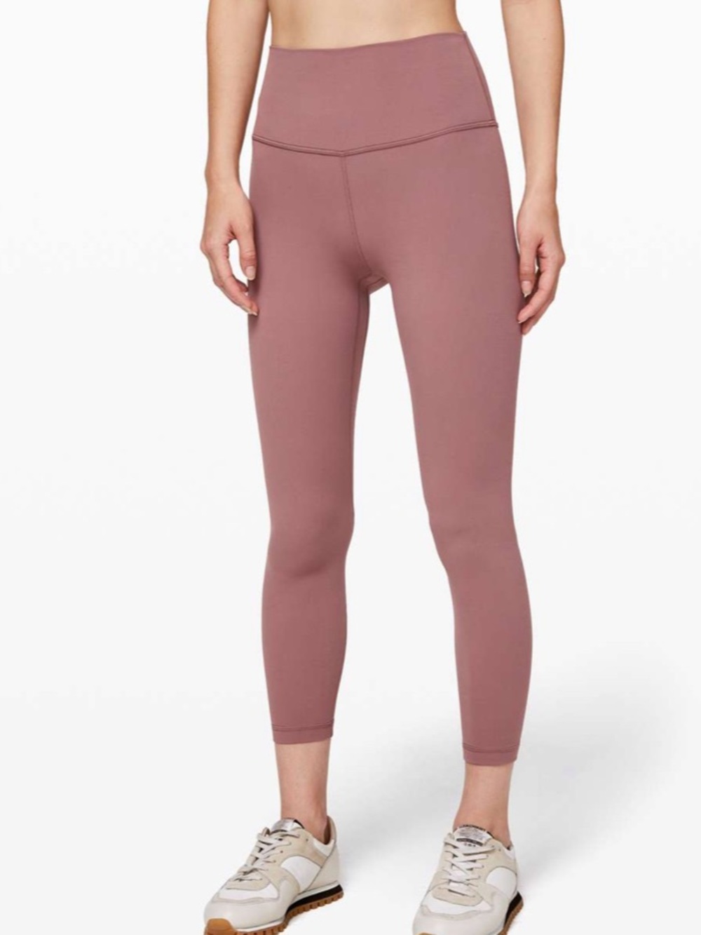 Lululemon Align Pant II 25" leggings in Red Dust Mauve